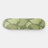Soft Green Ginkgo Botanical Dream 1 Skateboard (Horizontal)