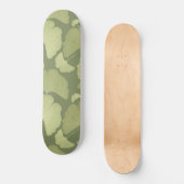 Soft Green Ginkgo Botanical Dream 1 Skateboard (Vorderseite)