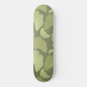 Soft Green Ginkgo Botanical Dream 1 Skateboard (Vorderseite)