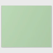 Soft Green Solid Wrapping Paper Roll Geschenkpapier (Flach)