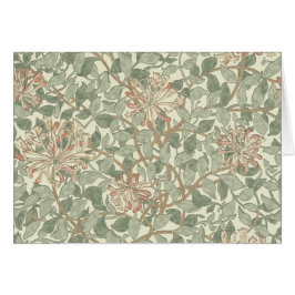 Soft Green Vintag William Morris Honeysuckle