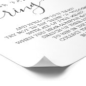 Soft Greenerity Brautparty Ring Game Poster (Ecke)