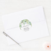 Soft Greenery Envelope Favor Stickers (Umschlag)