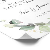 Soft Greenery Liebe ist Sweet Nehmen Sie eine Leck Poster (Ecke)