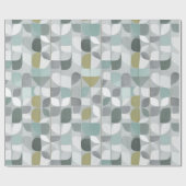 Soft Grey Sage Balance Abstract Pattern Geschenkpapier (Flach)