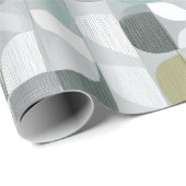 Soft Grey Sage Balance Abstract Pattern Geschenkpapier (Rolleneckpunkt)