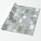Soft Grey Sage Balance Abstract Pattern Geschenkpapier (Ungerollt)