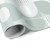 Soft Grey Sage Balance Abstract Pattern Geschenkpapier (Rolleneckpunkt)