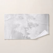 Soft Grey White Forest Dream #1 #decor #art Badhandtuch Set (Handtuch)