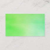 Soft-Grüntöne-Visitenkarte Visitenkarte (Rückseite)