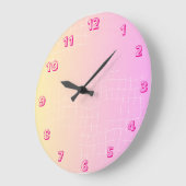 Soft Harmony Abstract Wall Clock Große Wanduhr (Winkel)