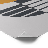 Soft Harmony in Abstract Geometry Poster (Ecke)