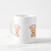 Soft Heart Big Love Cute Teddy Bear Mugs  Kaffeetasse (Vorderseite Links)