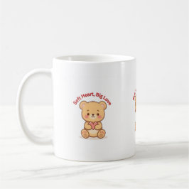 Soft Heart Big Love Cute Teddy Bear Mugs  Kaffeetasse