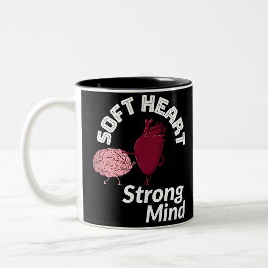 Soft Heart Strong Mind Tasse (Links)