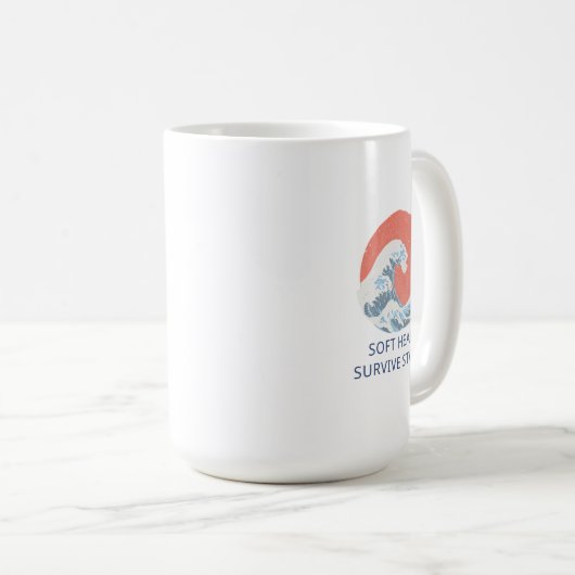 Soft Hearts Survive Storms Kaffeetasse (VorderseiteRechts)