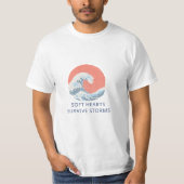 Soft Hearts Survive Storms T-Shirt (Vorderseite)