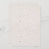 Soft Hearts Thank You Card Dankeskarte (Vorne/Hinten)