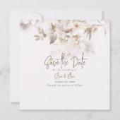 Soft Herbstlaubs Save The Date (Vorderseite)