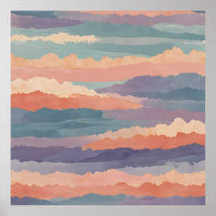 Soft Horizon Waves Poster