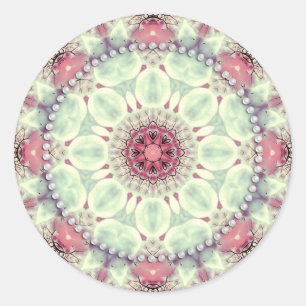 Soft Hübsch Kaleidoscope Mandala Runder Aufkleber