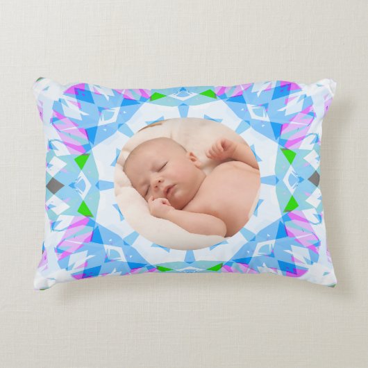 Soft Hübsch Pastete Custom Christmas Foto Picture Dekokissen (Vorderseite)