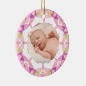 Soft Hübsch Pastete Custom Christmas Foto Picture Keramik Ornament (Rechts)
