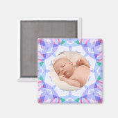 Soft Hübsch Pastete Custom Christmas Foto Picture Magnet (Vorderseite/Rückseite)