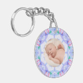 Soft Hübsch Pastete Custom Christmas Foto Picture Schlüsselanhänger (Vorderseite links)