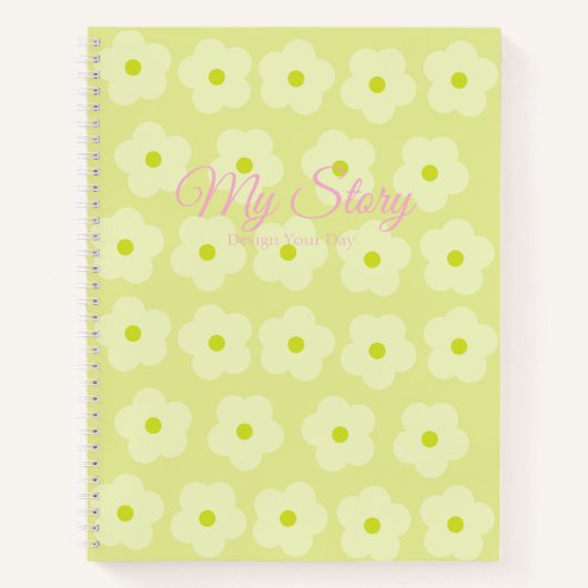 Soft Hue Blooms Notizblock (Vorderseite)