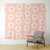 Soft Hue Peach Blooms Wandteppich (Beispiel (Horizontal))