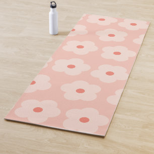 Soft Hue Peach Blooms Yogamatte