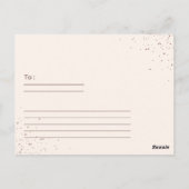 Soft Hues Birthday Grußkarte - Beste Wünsche Postkarte (Rückseite)