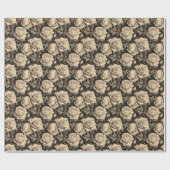 Soft Hues Vintage Rose Geschenkpapier (Flach)