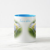 Soft Hydrangea Blume Personalisiert Tasse (Zentrum)