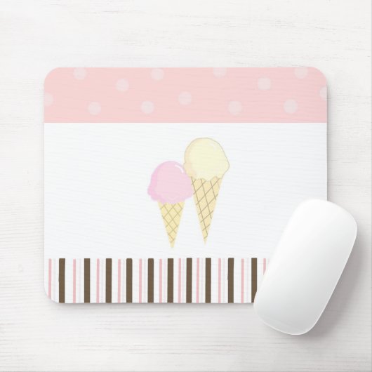 Soft Ice Creme Mousepad (Mit Mouse)