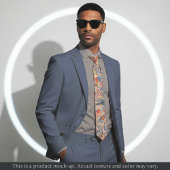 Soft Impressionist Floral Necktie Krawatte