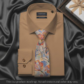 Soft Impressionist Floral Necktie Krawatte