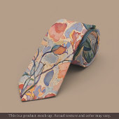 Soft Impressionist Floral Necktie Krawatte
