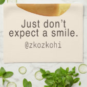 Soft Inside: Iron T Pineapple Cake Funny Quote Art Geschirrtuch (Gefaltet)