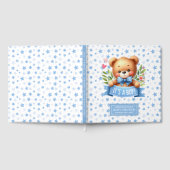 Soft It is a Boy Teddy Bar Guest Book for Boys Gästebuch (Voll)