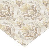 Soft Ivory Damask Tischläufer Hochzeit oder Ereign (Ecke)