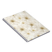 Soft Ivory Floral Abstrakt Notizblock (Rechte Seite)