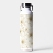 Soft Ivory Floral Abstrakt Trinkflasche (Vorne)