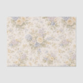 Soft Ivory Garden Bloom Seidenpapier (Vorderseite)