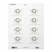 Soft Joft Blush Green Weihnachtsanschrift (Vorne)