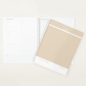 Soft Khaki/Beige Minimalist Planer (Anzeige)