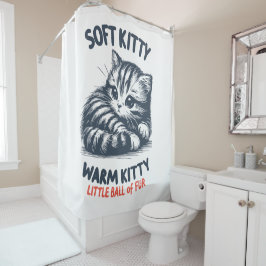 Soft Kitty Duschvorhang