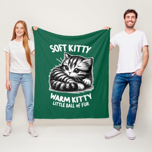 Soft Kitty Fleecedecke (Beispiel)