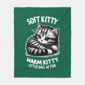 Soft Kitty Fleecedecke (Vorderseite)